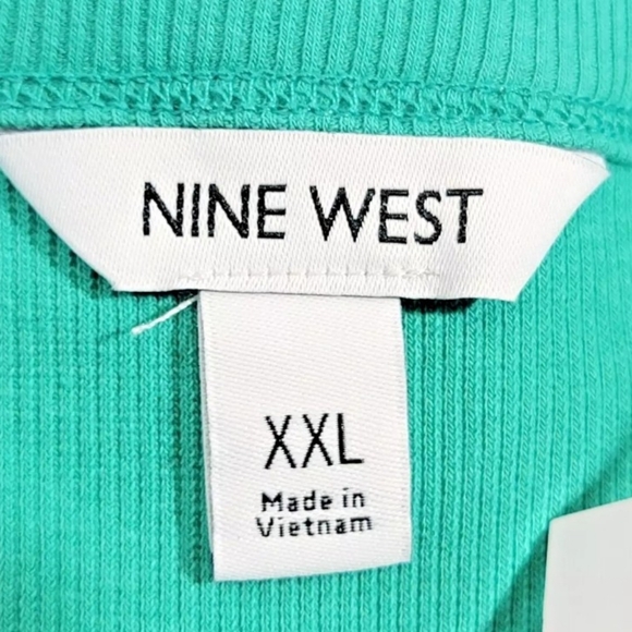 Women's XXL Nine West Light Teal Halter Beach Mexico Vacation Summer Dress NEW - Picture 12 of 15